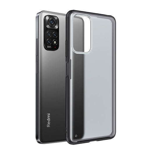 Xiaomi Redmi Note 11 Global Kılıf Zore Volks Kapak Siyah