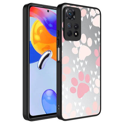 Xiaomi Redmi Note 11 Pro 5G Kılıf Aynalı Desenli Kamera Korumalı Parlak Zore Mirror Kapak Pati