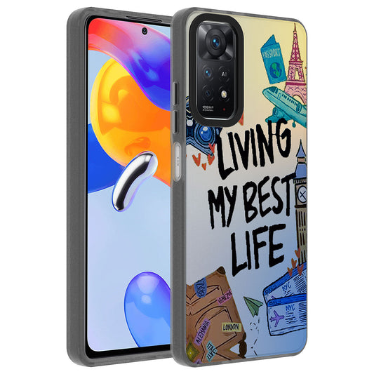 Xiaomi Redmi Note 11 Pro 5G Kılıf Desenli Zore Dragon Sert Kapak Seyahat