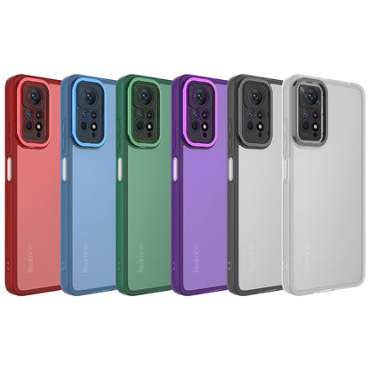 Xiaomi Redmi Note 11 Pro 5G Kılıf Kamera Korumalı Transparan Zore Post Kapak Siyah