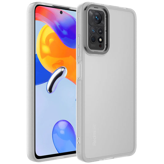 Xiaomi Redmi Note 11 Pro 5G Kılıf Kamera Korumalı Transparan Zore Post Kapak Renksiz