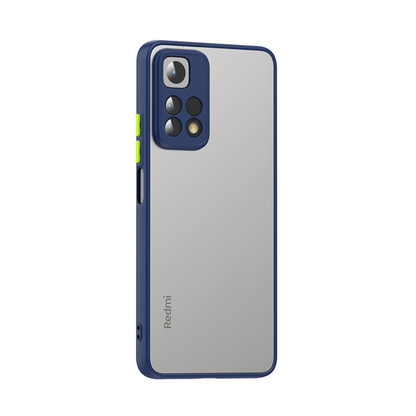 Xiaomi Redmi Note 11 Pro 5G Kılıf Zore Hux Kapak Lacivert