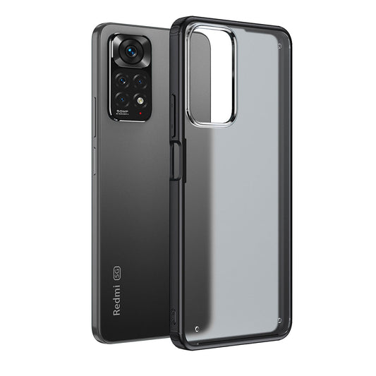 Xiaomi Redmi Note 11 Pro 5G Kılıf Zore Volks Kapak Siyah