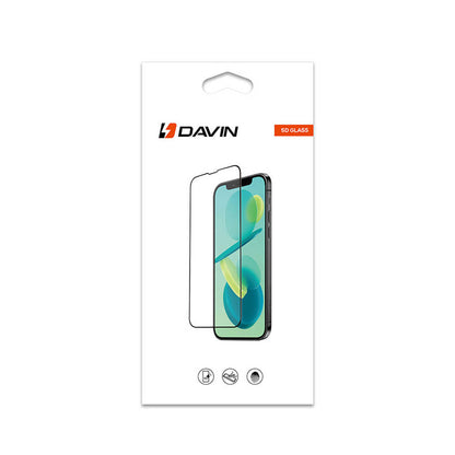 Xiaomi Redmi Note 11E Davin 5D Cam Ekran Koruyucu Siyah