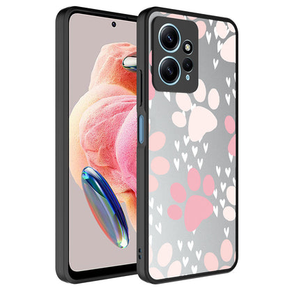 Xiaomi Redmi Note 12 4G Kılıf Aynalı Desenli Kamera Korumalı Parlak Zore Mirror Kapak Pati