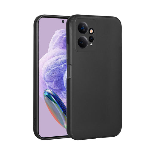 Xiaomi Redmi Note 12 4G Kılıf Zore Premier Silikon Kapak Siyah