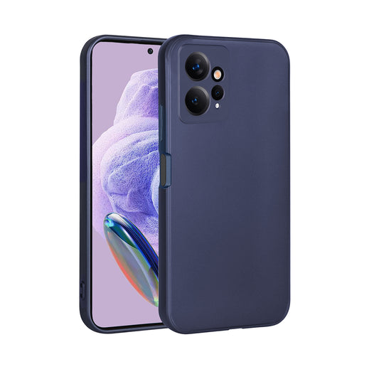 Xiaomi Redmi Note 12 4G Kılıf Zore Premier Silikon Kapak Lacivert