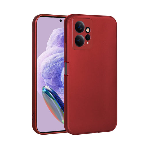 Xiaomi Redmi Note 12 4G Kılıf Zore Premier Silikon Kapak Kırmızı