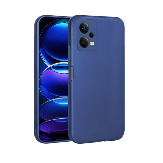 Xiaomi Redmi Note 12 4G Kılıf Zore Premier Silikon Kapak Saks Mavi