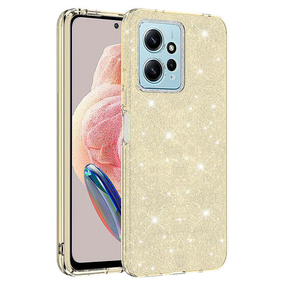 Xiaomi Redmi Note 12 4G Kılıf Zore Shining Silikon Gold
