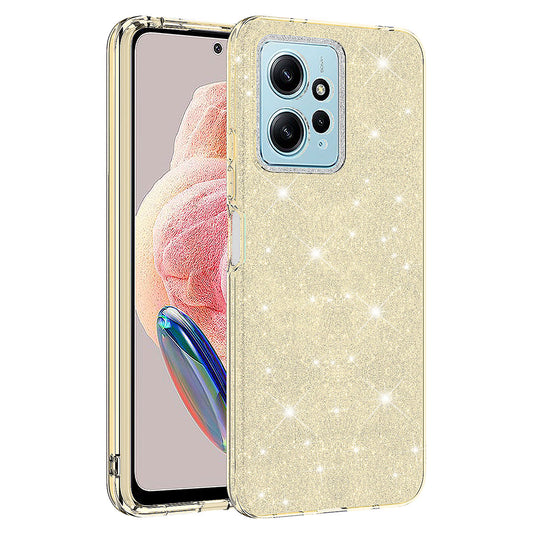 Xiaomi Redmi Note 12 4G Kılıf Zore Shining Silikon Gold