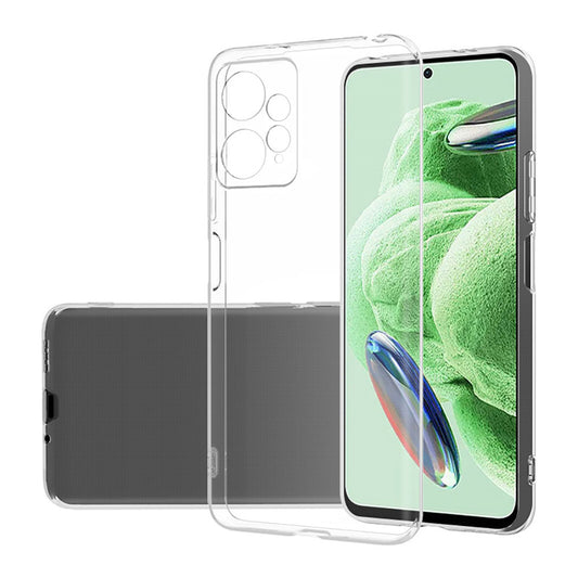 Xiaomi Redmi Note 12 4G Kılıf Zore Süper Silikon Kapak Renksiz