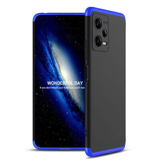 Xiaomi Redmi Note 12 5G Kılıf Zore Ays Kapak Siyah-Mavi