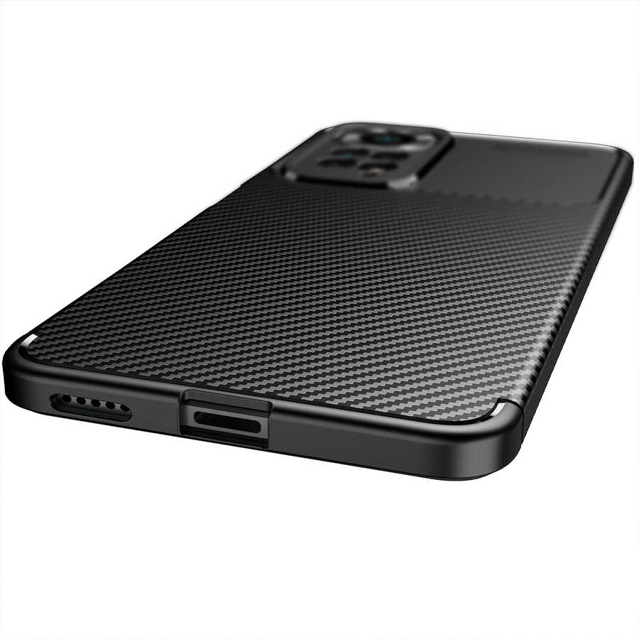 Xiaomi Redmi Note 12 Pro 4G Kılıf Zore Negro Silikon Kapak Siyah