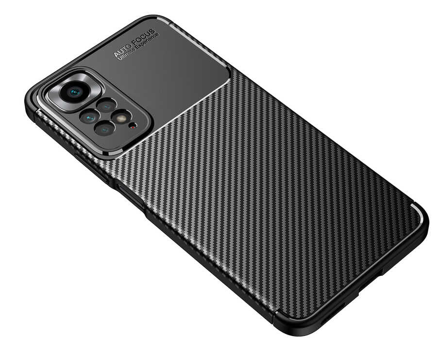 Xiaomi Redmi Note 12 Pro 4G Kılıf Zore Negro Silikon Kapak Siyah