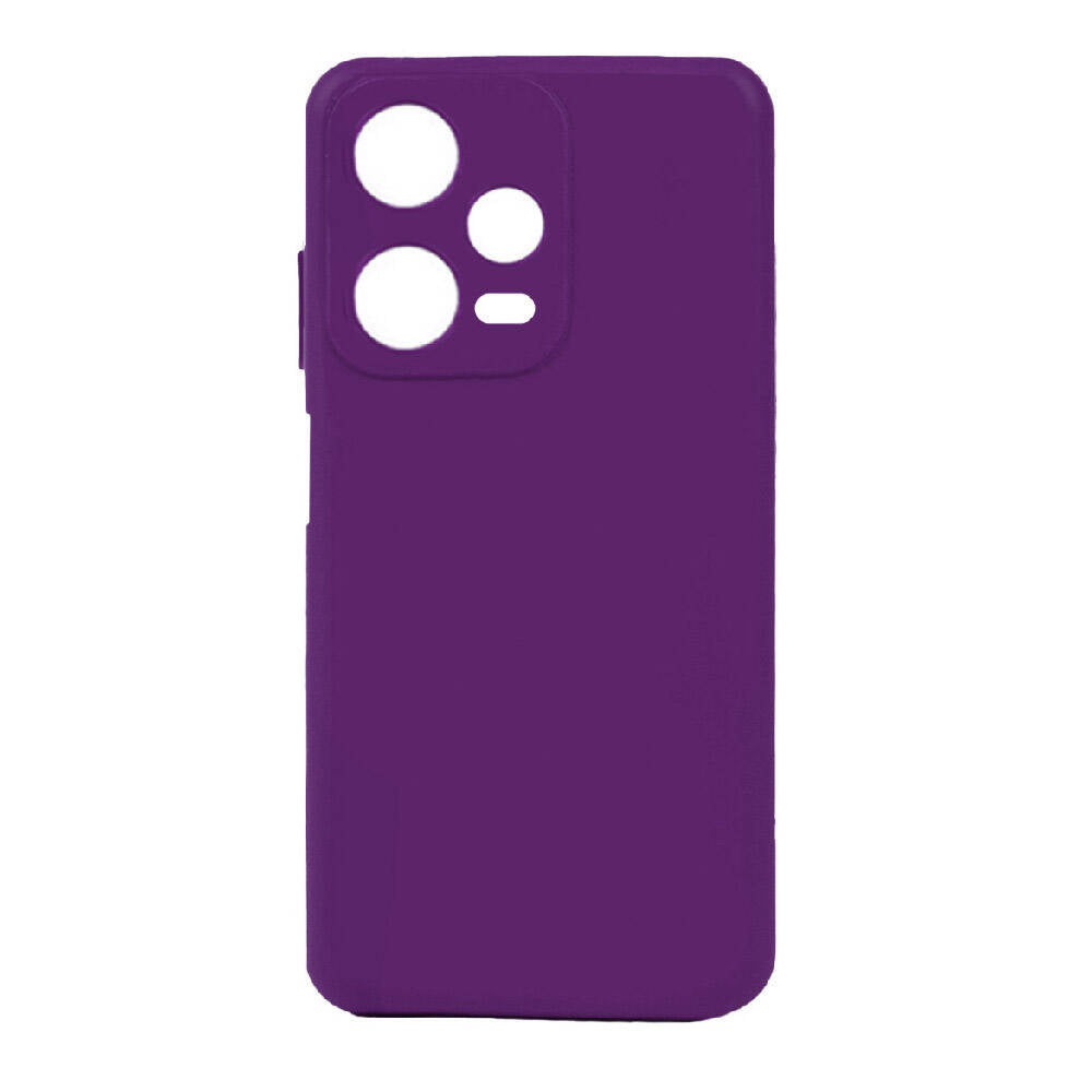 Xiaomi Redmi Note 12 Pro 5G Kılıf Zore Biye Silikon Mor