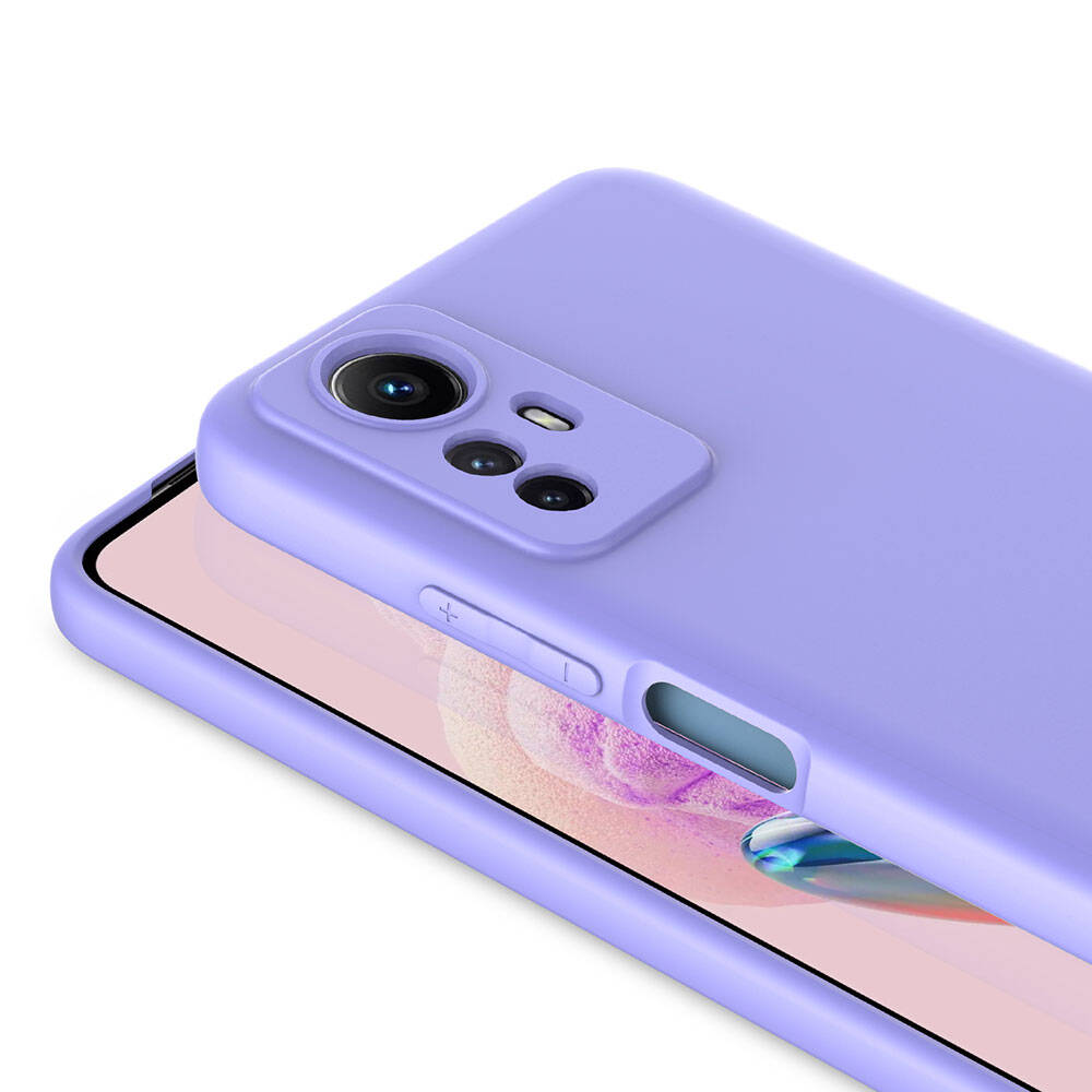 Xiaomi Redmi Note 12S Kılıf Zore Mara Lansman Kapak Koyu Mor