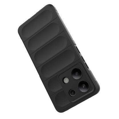 Xiaomi Redmi Note 13 4G Kılıf Esnek TPU Oyuklu Arka Yüzey Tasarımlı Zore Etnik Silikon Kapak Kırmızı