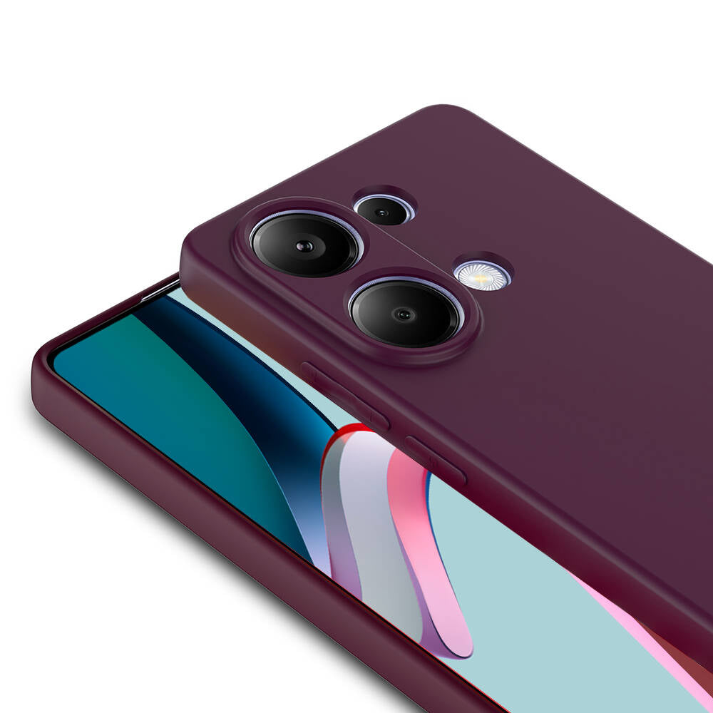 Xiaomi Redmi Note 13 4G Kılıf Zore Mara Lansman Kapak Kırmızı