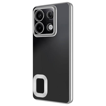Xiaomi Redmi Note 13 Pro 5G Kılıf Kamera Korumalı Logo Gösteren Zore Omega Kapak Derin Mor