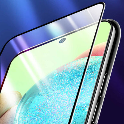 Xiaomi Redmi Note 13 Pro 5G Zore Kenarları Kırılmaya Dayanıklı Cam Ekran Koruyucu Siyah