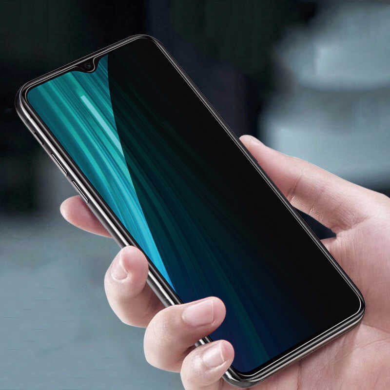 Xiaomi Redmi Note 13 Pro 5G Zore New 5D Privacy Temperli Ekran Koruyucu Siyah