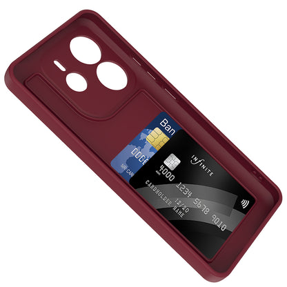 Xiaomi Redmi Note 14 4G Kılıf Kamera Korumalı Kartlık Hazneli Zore Vitra Kapak Lacivert