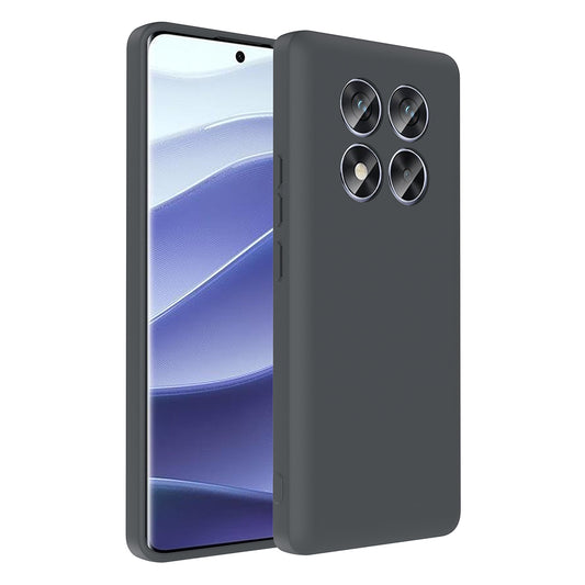 Xiaomi Redmi Note 14 Pro 4G Kılıf Kamera Korumalı Kartlık Hazneli Zore Vitra Kapak Gri