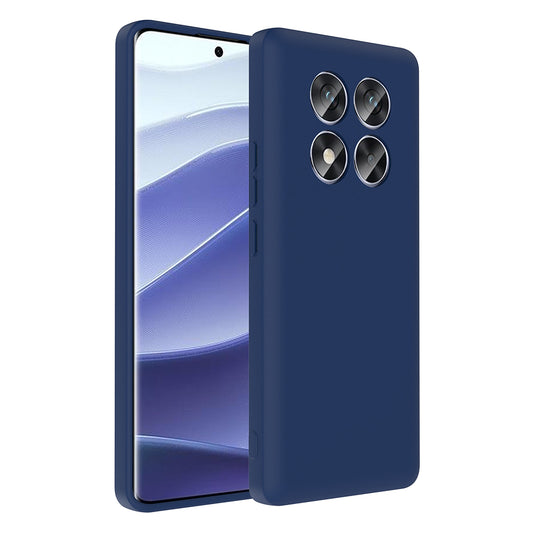 Xiaomi Redmi Note 14 Pro 4G Kılıf Kamera Korumalı Kartlık Hazneli Zore Vitra Kapak Lacivert