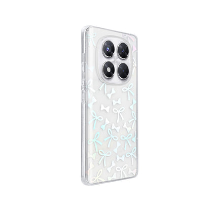Xiaomi Redmi Note 14 Pro 4G Kılıf Şeffaf Figürlü Zore Folk Sert Kapak Kalp