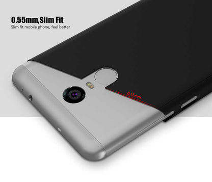 Xiaomi Redmi Note 4X Kılıf Zore 360 3 Parçalı Rubber Kapak Gold