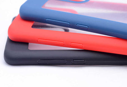 Xiaomi Redmi Note 4X Kılıf Zore Buttom Kapak Kırmızı