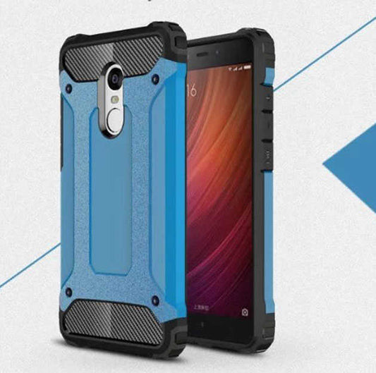 Xiaomi Redmi Note 4X Kılıf Zore Crash Silikon Kapak Mavi