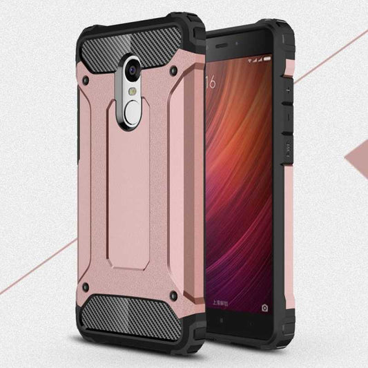 Xiaomi Redmi Note 4X Kılıf Zore Crash Silikon Kapak Rose Gold