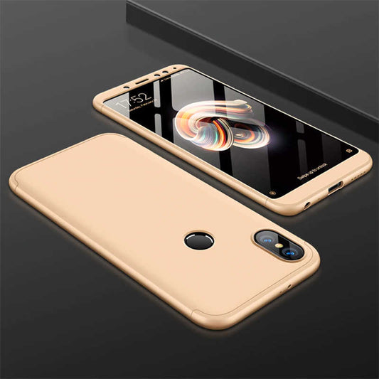 Xiaomi Redmi Note 6 Pro Kılıf Zore Ays Kapak Gold