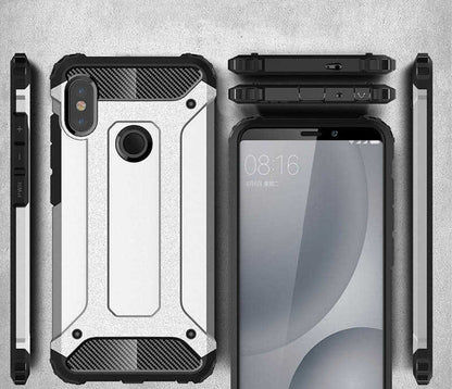 Xiaomi Redmi Note 6 Pro Kılıf Zore Crash Silikon Kapak Siyah
