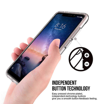 Xiaomi Redmi Note 6 Pro Kılıf Zore Gard Silikon Renksiz