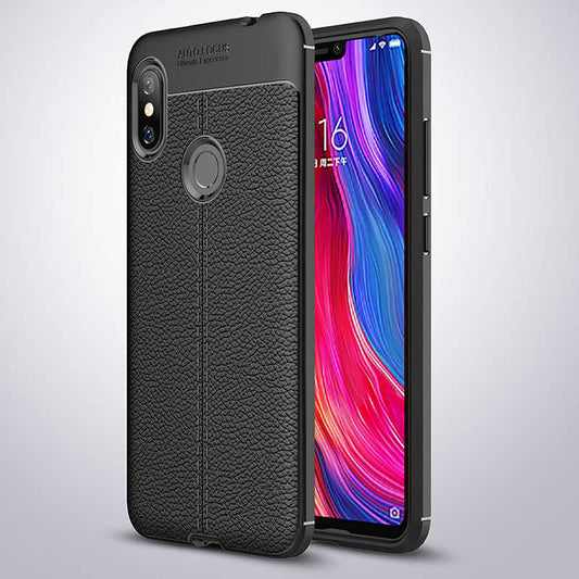 Xiaomi Redmi Note 6 Pro Kılıf Zore Niss Silikon Kapak Siyah