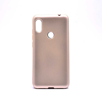 Xiaomi Redmi Note 6 Pro Kılıf Zore Premier Silikon Kapak Gold