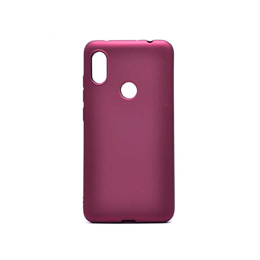 Xiaomi Redmi Note 6 Pro Kılıf Zore Premier Silikon Kapak Mürdüm