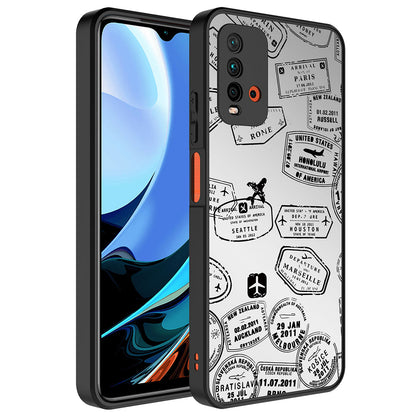 Xiaomi Redmi Note 9 4G Kılıf Aynalı Desenli Kamera Korumalı Parlak Zore Mirror Kapak Seyahat