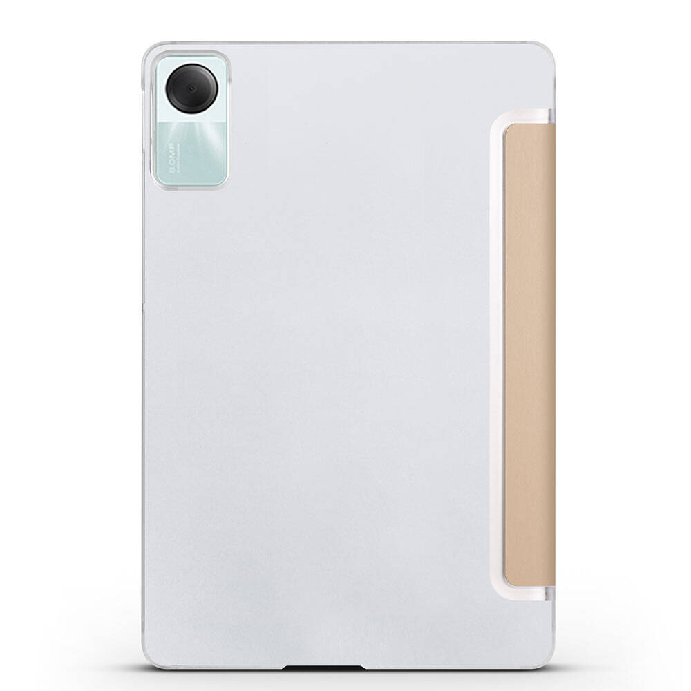 Xiaomi Redmi Pad SE 11" Zore Smart Cover Standlı 1-1 Kılıf Kırmızı