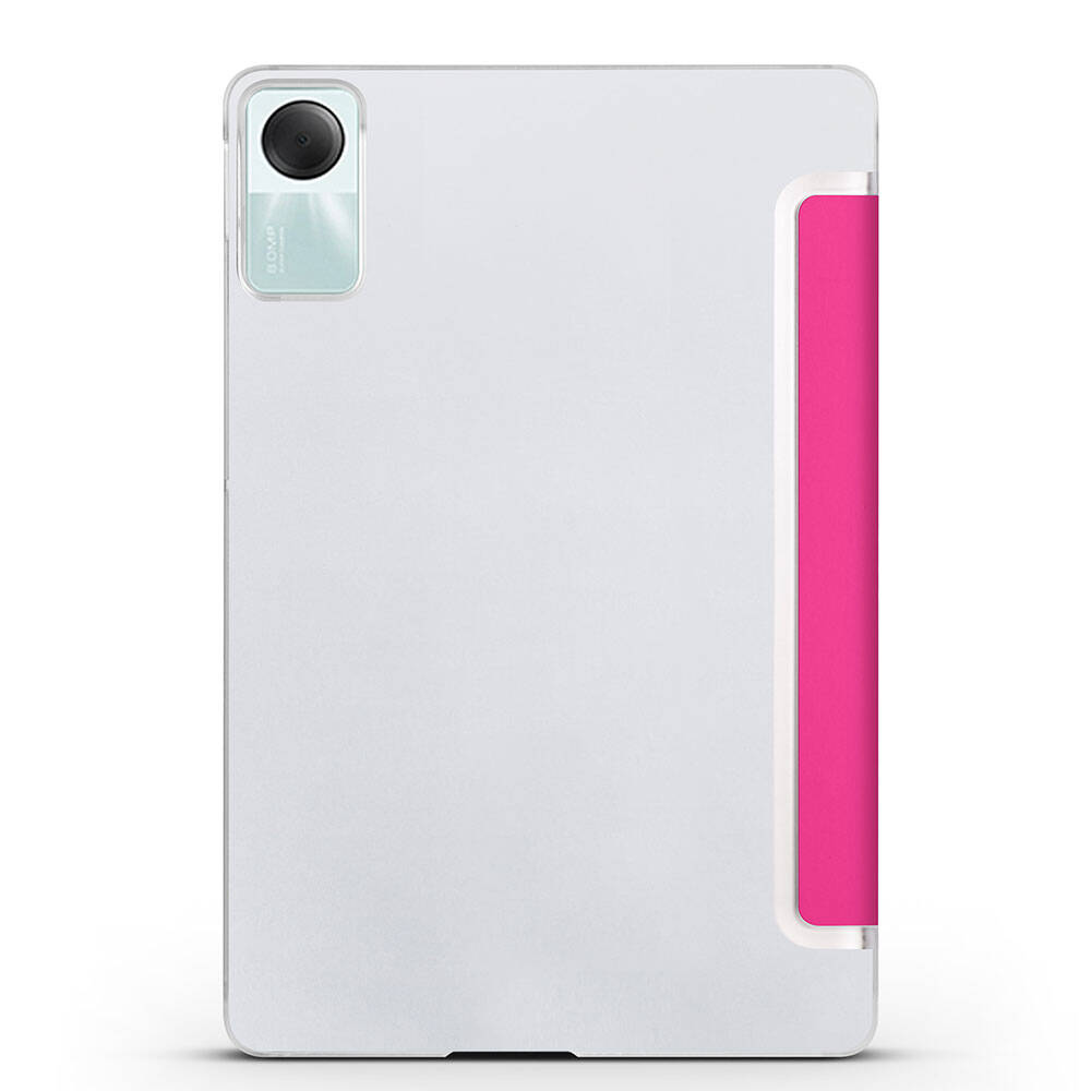 Xiaomi Redmi Pad SE 11" Zore Smart Cover Standlı 1-1 Kılıf Kırmızı