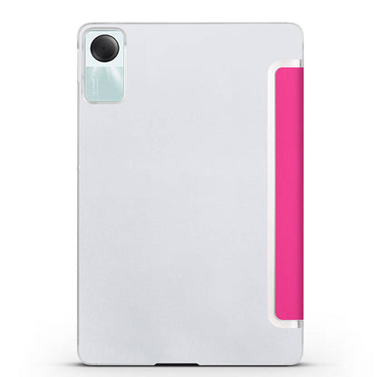 Xiaomi Redmi Pad SE 11" Zore Smart Cover Standlı 1-1 Kılıf Kırmızı