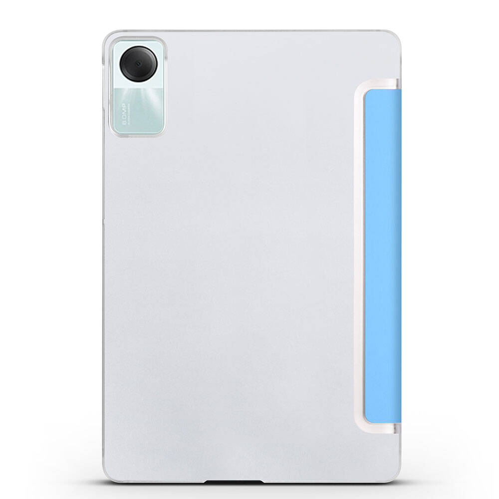 Xiaomi Redmi Pad SE 11" Zore Smart Cover Standlı 1-1 Kılıf Kırmızı