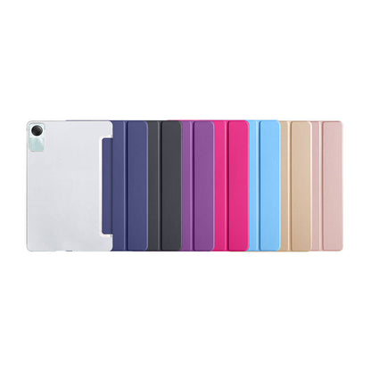 Xiaomi Redmi Pad SE 11" Zore Smart Cover Standlı 1-1 Kılıf Kırmızı