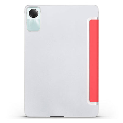 Xiaomi Redmi Pad SE 11" Zore Smart Cover Standlı 1-1 Kılıf Kırmızı