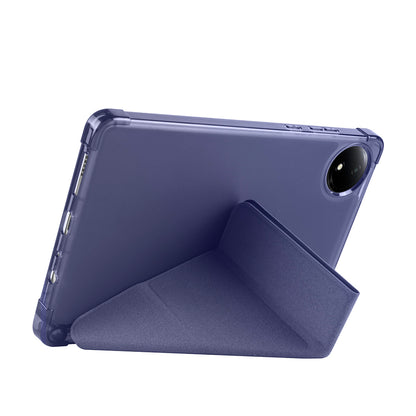 Xiaomi Redmi Pad SE 8.7 Kılıf Zore Tri Folding Kalem Bölmeli Standlı Kılıf Lacivert