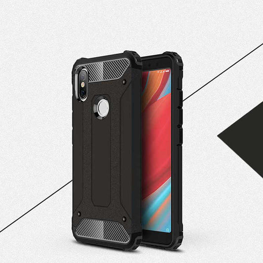 Xiaomi Redmi S2 Kılıf Zore Crash Silikon Kapak Siyah