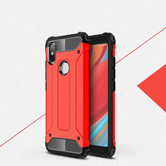 Xiaomi Redmi S2 Kılıf Zore Crash Silikon Kapak Kırmızı